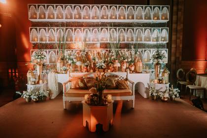 Backdrop and Stage — Sufi Night decor — Alila Diwa Goa
